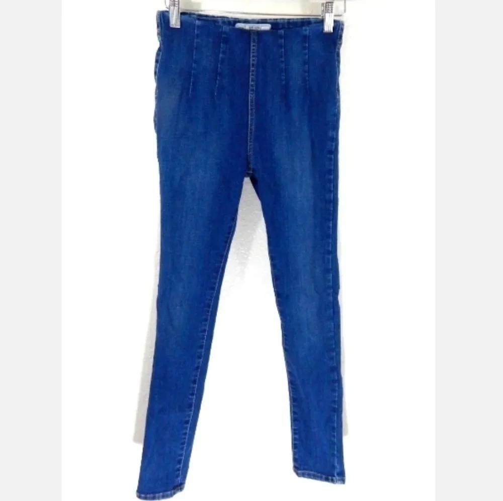Free People Ultra High Rise Pull On Skinny Jeans